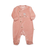 Bistyle Pembe Kadife Tulum I Love Mummy